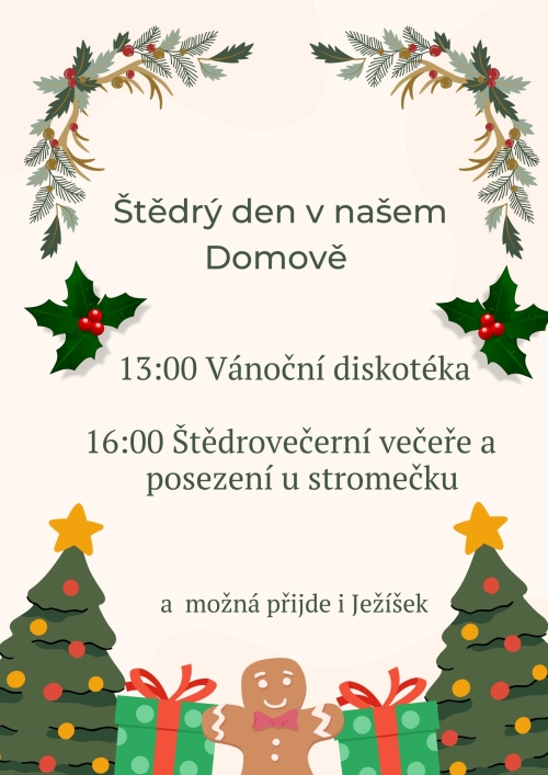 Štědrý den v našem Domově