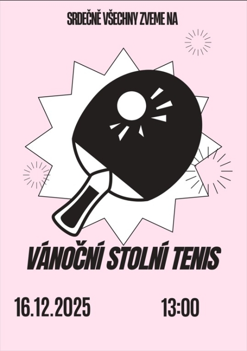 Vánoční stolní tenis