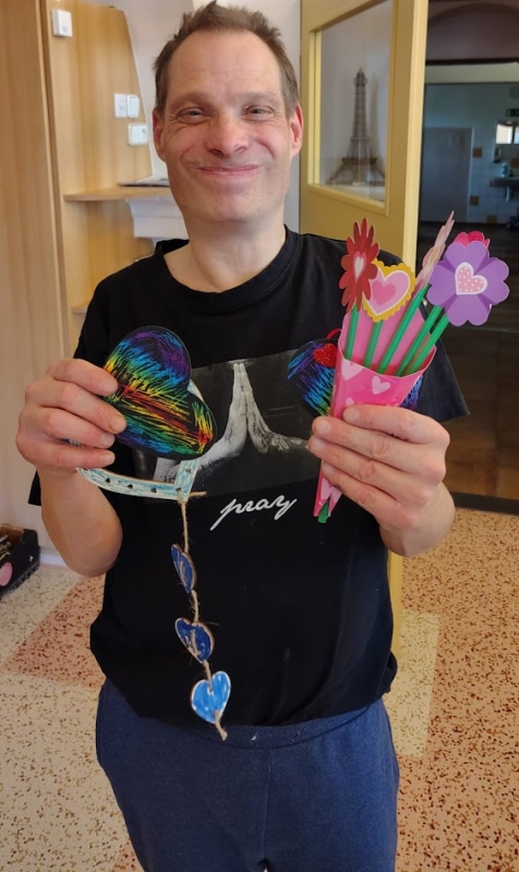 Výtvarné Valentýnské tvoření