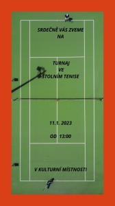 Turnaj ve stolním tenise