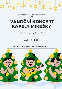 Vánoční koncert kapely Mikeška
